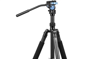 Sirui ET-2204 Carbon Fiber Tripod with VA-5X Video Head Kit