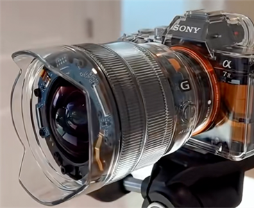 A stunning transparent Sony Camera Kit
