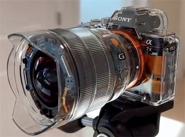A stunning transparent Sony Camera Kit